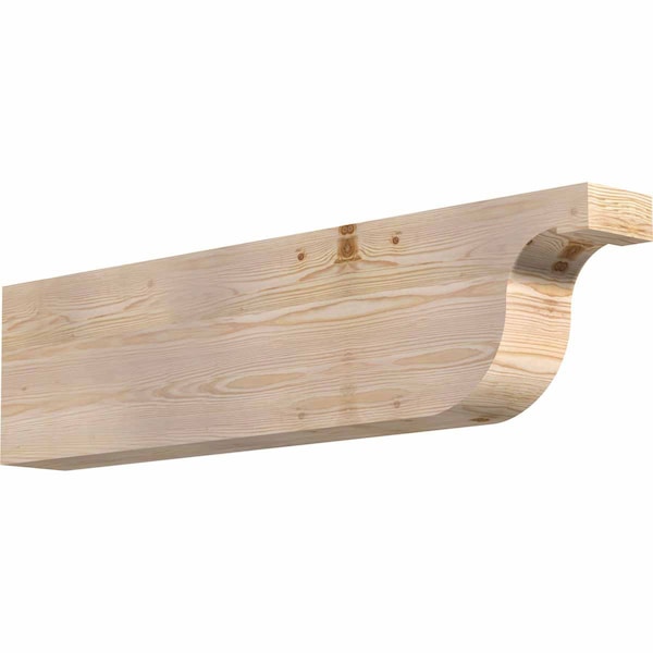 Ekena Millwork Del Monte Smooth Rafter Tail, Douglas Fir, 5 1/2"W x 12"H x 48"L RFT06X12X48DEL00SDF - main